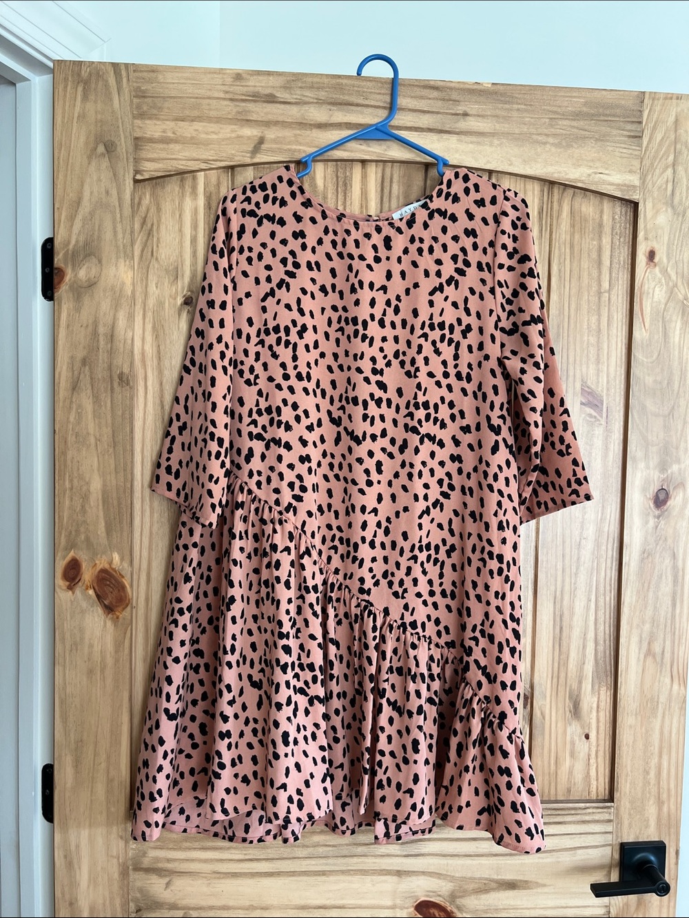 Leopard Print Tiered Dress